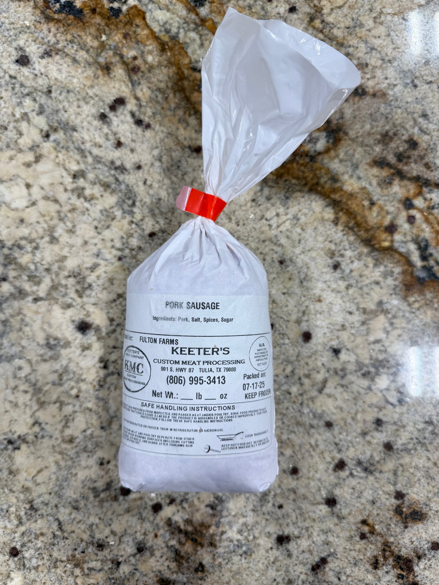 Ground Pork Breakfast Sausage