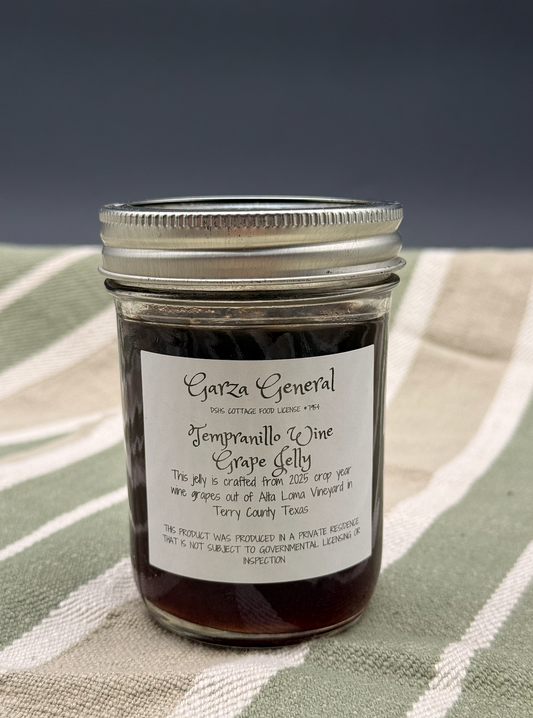 Garza General Tempranillo Wine Jelly