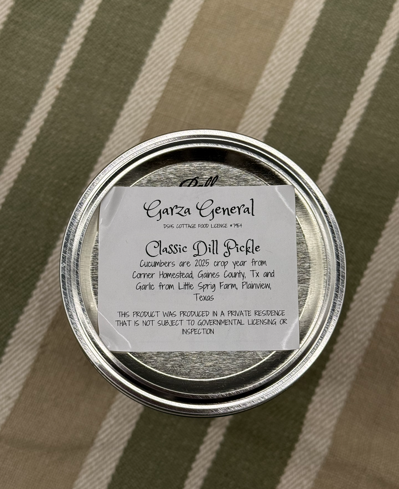 Garza General Classic Dill Pickles