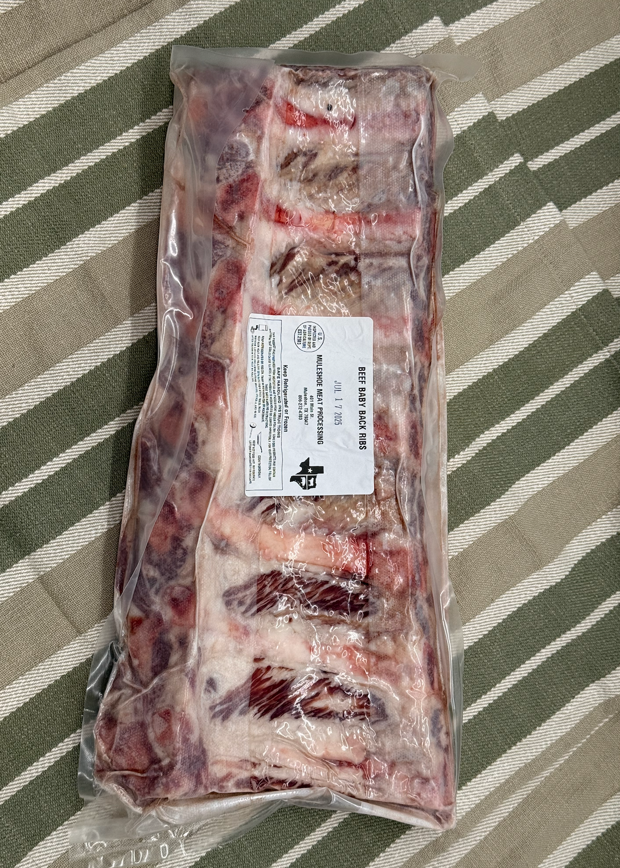 Beef Baby Back Ribs