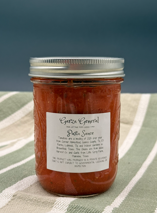 Garza General Pasta Sauce